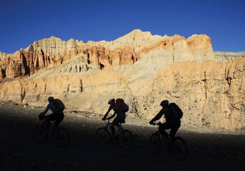 Mountain biking